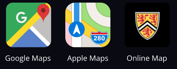 existing competitor apps: google maps, apple maps, waterloo online map