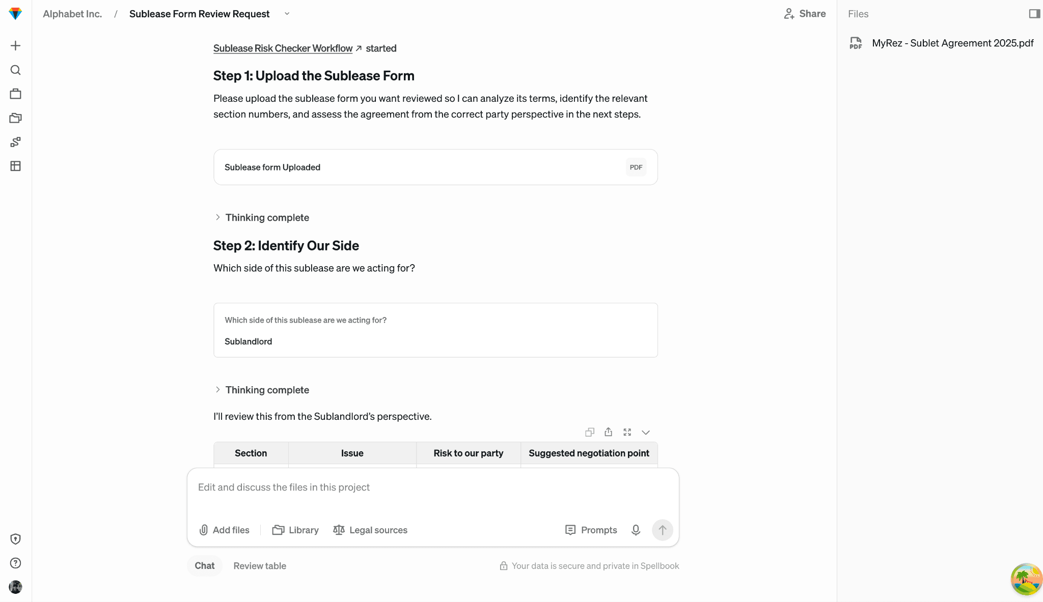 AI agent making identifications and edits